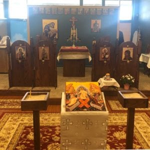inside view of St Andrew Orthodox Church